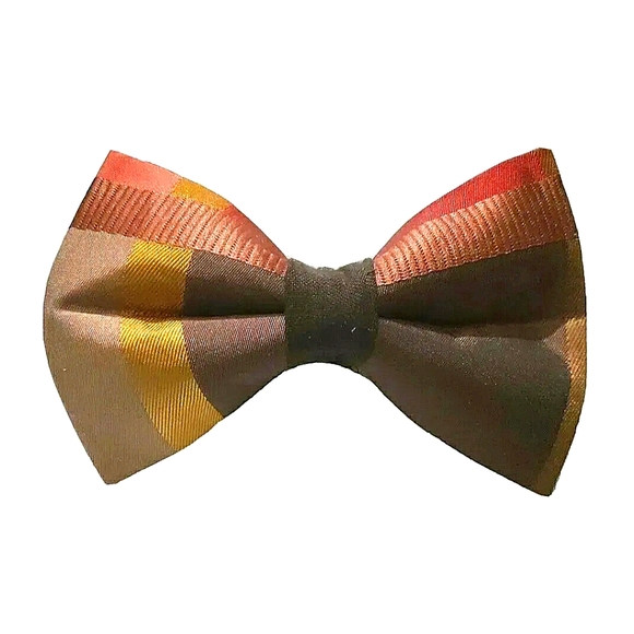 Father's Day Exclusive TROUPE - LEADING MAN Bowtie. Pre-tied. Handmade 4.5"x3" - Picture 4 of 8